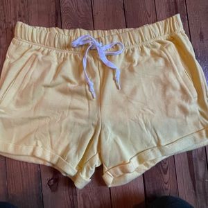 PINK Victoria's Secret Yellow Shorts